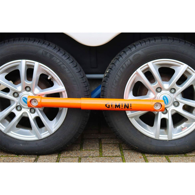 Gemini Caravan Twin Wheel Clamp Lock High Security Wheelclamp By Purpleline Purpleline - UK Camping And Leisure