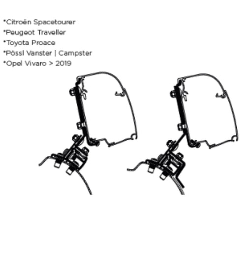 Thule Adapter Omnistor 4200 awning – PSA Minivans (RHD, Fixed Mount) Thule - UK Camping And Leisure