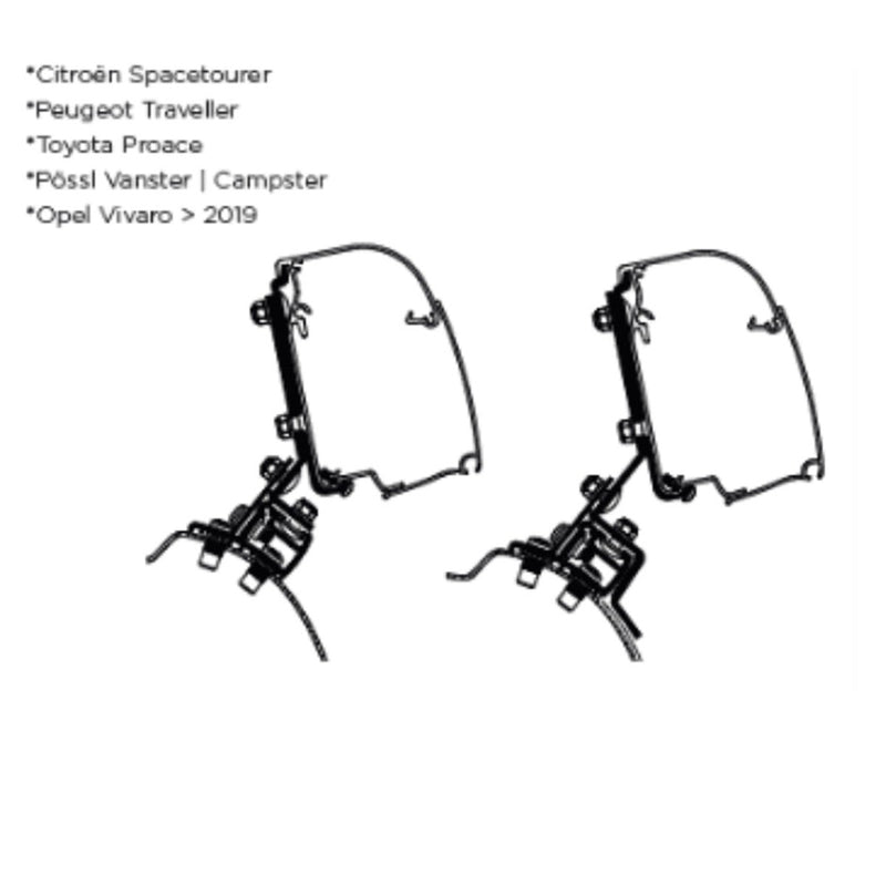 Thule Adapter T Omnistor 4200 wall awning PSA Compact Van Fixed (LHD) Thule - UK Camping And Leisure
