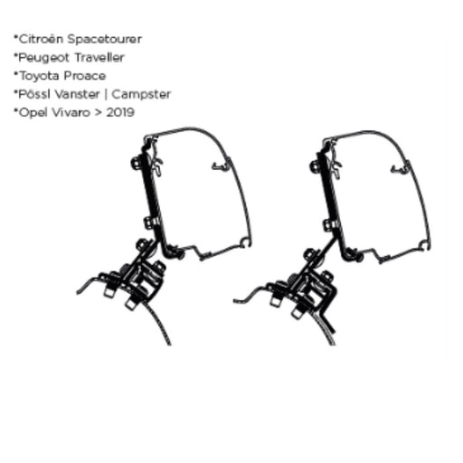 Thule Adapter T Omnistor 4200 wall awning PSA Compact Van Fixed (LHD) Thule - UK Camping And Leisure