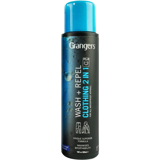 Grangers 2 In 1 Wash Repel Cleaner And Proofer 300Ml Gore Tex Waterproofer Grf73 UK Camping And Leisure