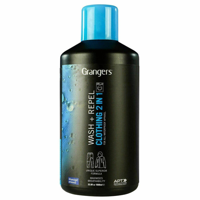 Grangers Clothing Wash And Repel - 1 Litre - UK Camping And Leisure