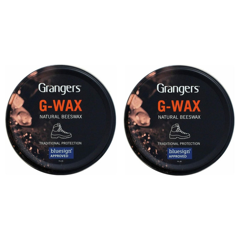 Grangers G Shoe Wax Leather Protection x2 Grangers - UK Camping And Leisure