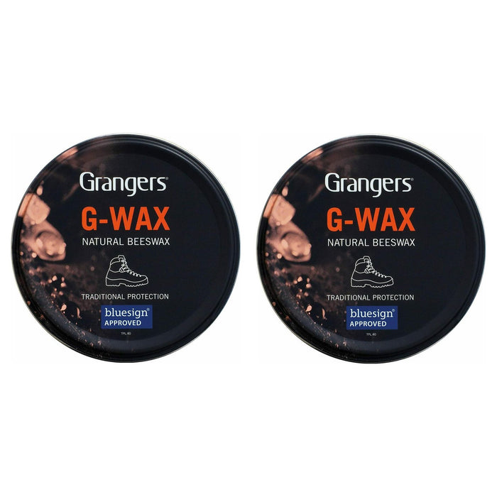 2 x Grangers G Shoe Wax UK Camping And Leisure