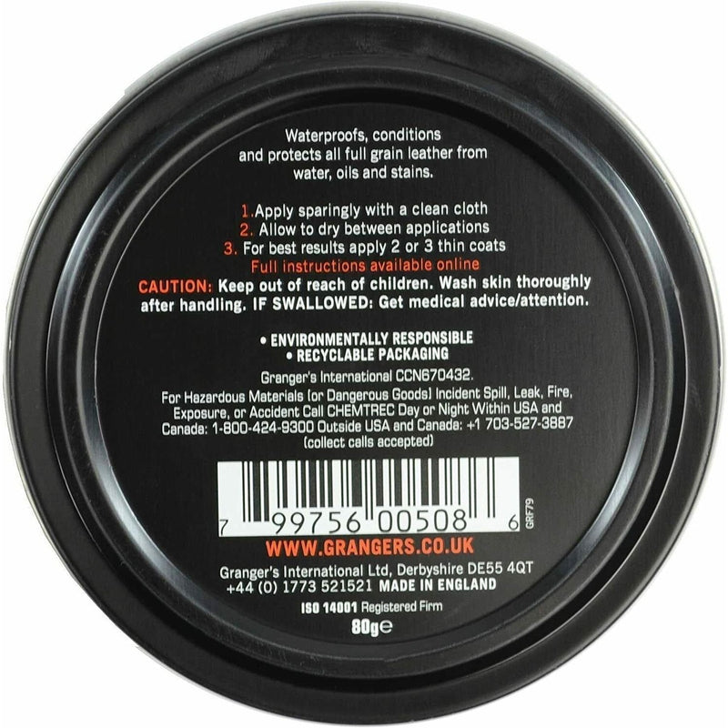 Grangers G Shoe Wax Leather Protection x2 Grangers - UK Camping And Leisure