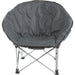 Grey Adult Bucket Camping Chair Padded High Back Folding Orca Moon Chair & Bag Summit - UK Camping And Leisure