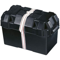 Heavy-Duty Battery Box with Straps - Perfect for Caravanning, Camping, and Boating