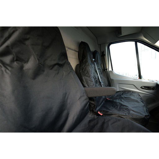 Heavy Duty Van Seat Protector Set 1+2 Universal Side Airbag Compatible UKB4C - UK Camping And Leisure