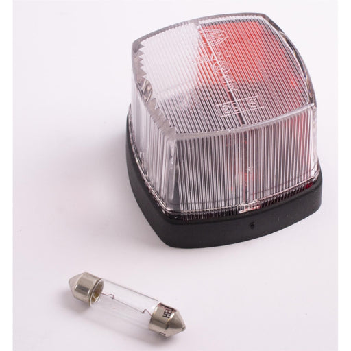 Hella 883 Red White Clear Square Side Marker Lamp Light Sterling Swift Caravan - UK Camping And Leisure