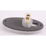 Hella Clear White Oval Front Marker Light Hella - UK Camping And Leisure