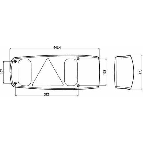 Hella Combination Rear Tail Light Lamp 2VP 007 502-037 Left Genuine Hella - UK Camping And Leisure