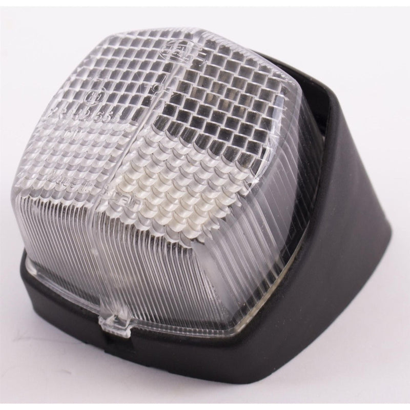 Hella White Clear Front Marker Position Lamp Light 2Pf004081107 With Angled Base Hella - UK Camping And Leisure