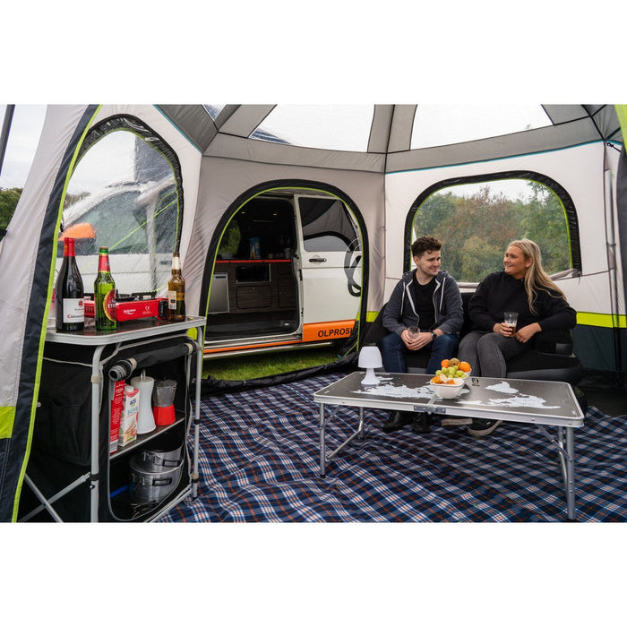 Olpro Hive Campervan Awning (Fibreglass Poles) - with Sleeping Pod Olpro - UK Camping And Leisure