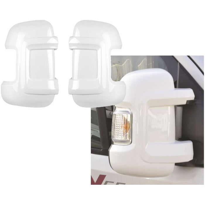 HTD Protect-it Mirror Short Arm Protector for Ducato/Relay / Boxer 06 onwards (White, Van/Conversion) UK Camping And Leisure
