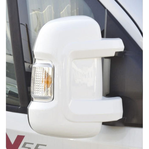 HTD Protect-it Mirror Short Arm Protector for Ducato/Relay / Boxer 06 onwards (White, Van/Conversion) HTD - UK Camping And Leisure