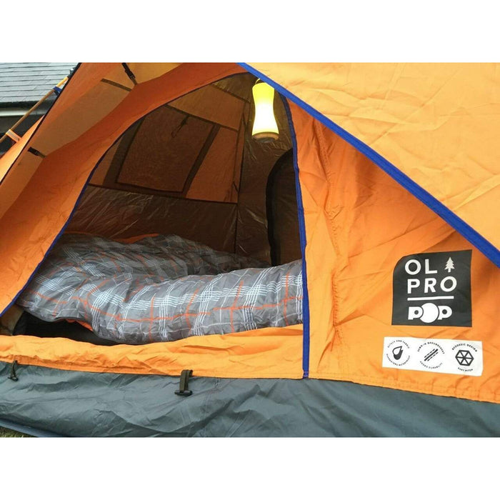 OLPRO Hush Pattern Single Sleeping Bag - 300gsm fill Olpro - UK Camping And Leisure