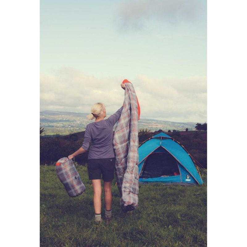 OLPRO Hush Pattern Single Sleeping Bag - 300gsm fill Olpro - UK Camping And Leisure