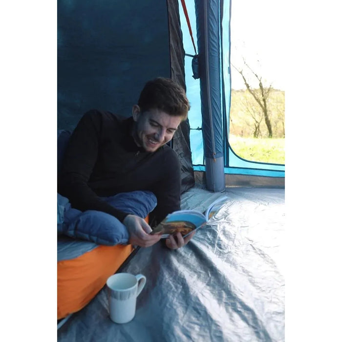 Vango Shangri-La II 15 Grande 15 Grande Cloud Grey / Orange Self Inflating Sleep Mat Vango - UK Camping And Leisure