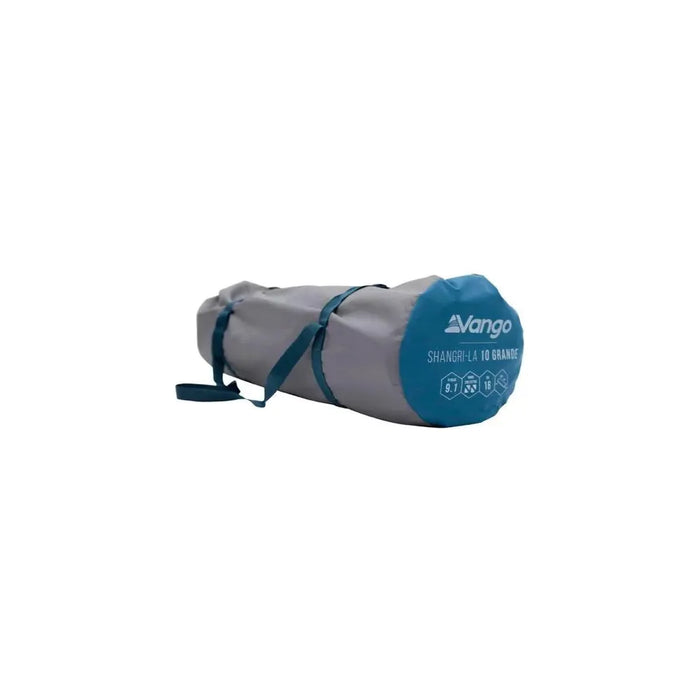 Vango Shangri-La II 10 Grande 10 Grande Cloud Grey / Sky Blue Self Inflating Sleep Mat Vango - UK Camping And Leisure