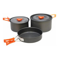 Vango Hard Anodised 2 Person Cook Kit Grey