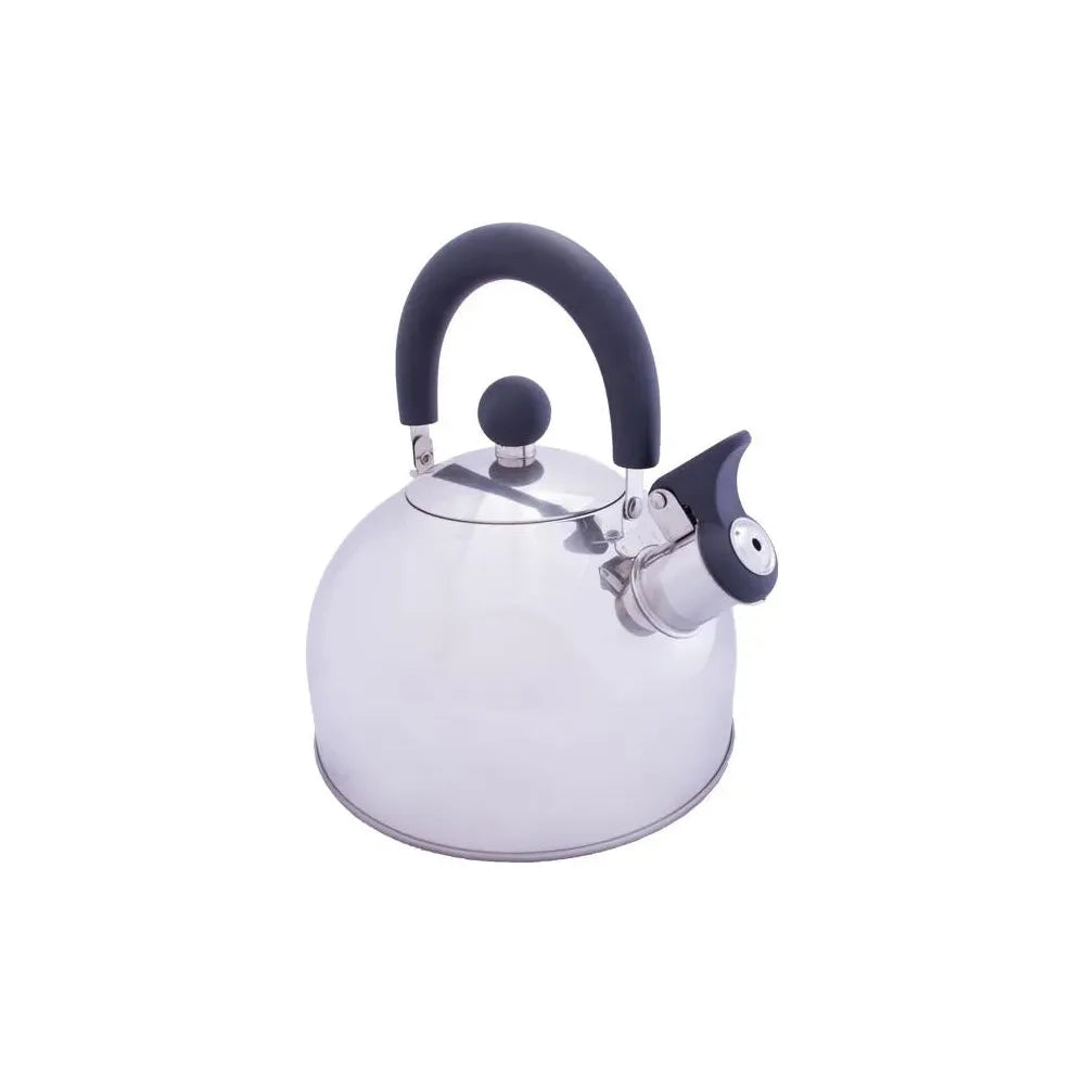 Vango 2L Stainless Steel kettle with folding handle 2.0L Silver — UK