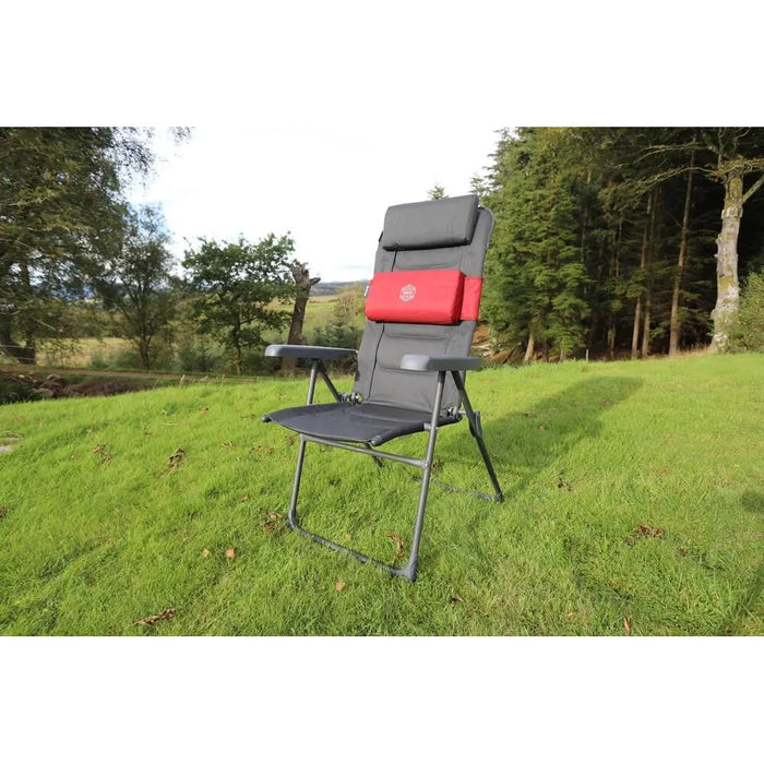 Vango Radiate Heated Cushion Standard Heather Red Chair Vango - UK Camping And Leisure