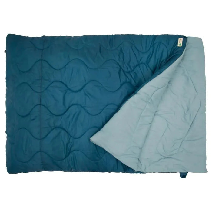 Vango Evolve Superwarm Double Double Moroccan Blue Sleeping Bag Vango - UK Camping And Leisure