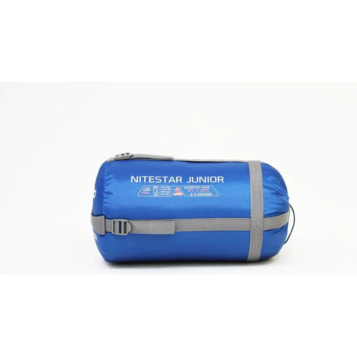 Vango Nitestar Alpha Junior Junior Classic Blue Sleeping Bag Vango - UK Camping And Leisure