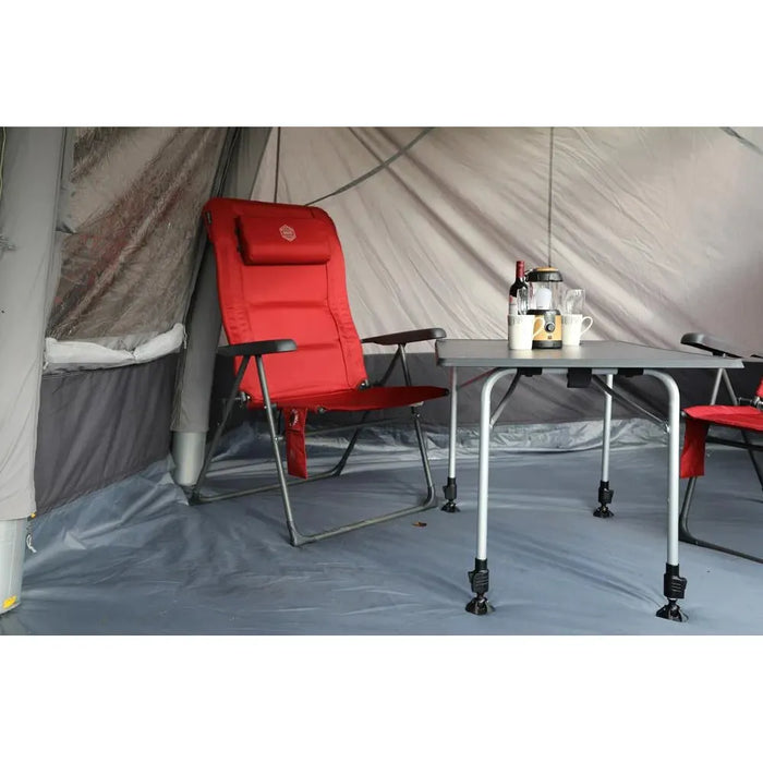 Vango Radiate Grande DLX Chair Grande Heather Red Chair Vango - UK Camping And Leisure