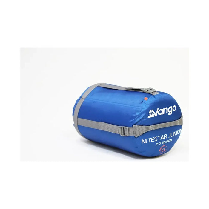 Vango Nitestar Alpha Junior Junior Classic Blue Sleeping Bag Vango - UK Camping And Leisure