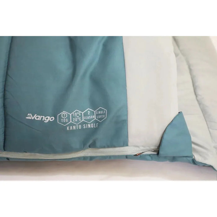 Vango Kanto Single Single Mineral Green Sleeping Bag Vango - UK Camping And Leisure