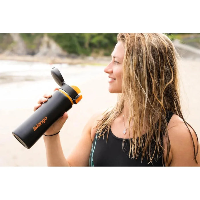 Vango Thermo Bottle 500ml 500ml Black Vango - UK Camping And Leisure