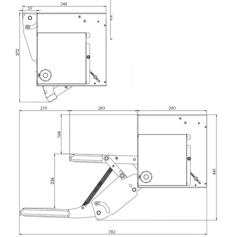 Project 2000 12V Electric Double Step With Disappearing Motion Motorhome - View 2