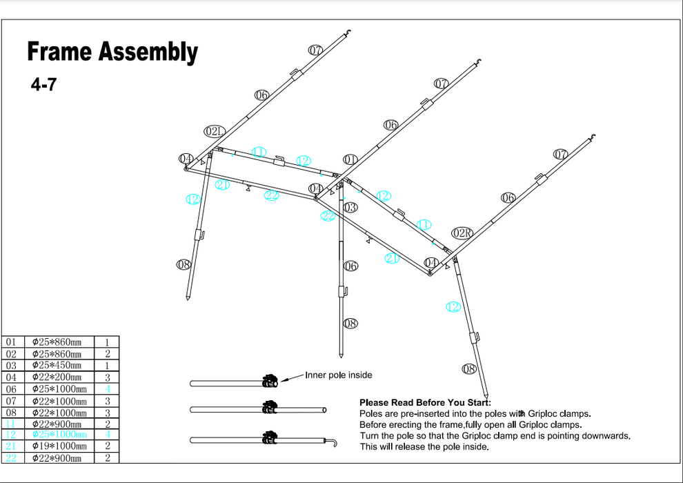 Camptech Savanna DL Fibre Frame Full Awning Traditional Seasonal for Caravans Camptech - UK Camping And Leisure