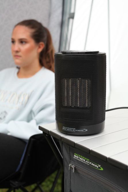 Outdoor Revolution 600/1200W Electric Eco Heater for Campervans Awnings Tents | lightweight, winter