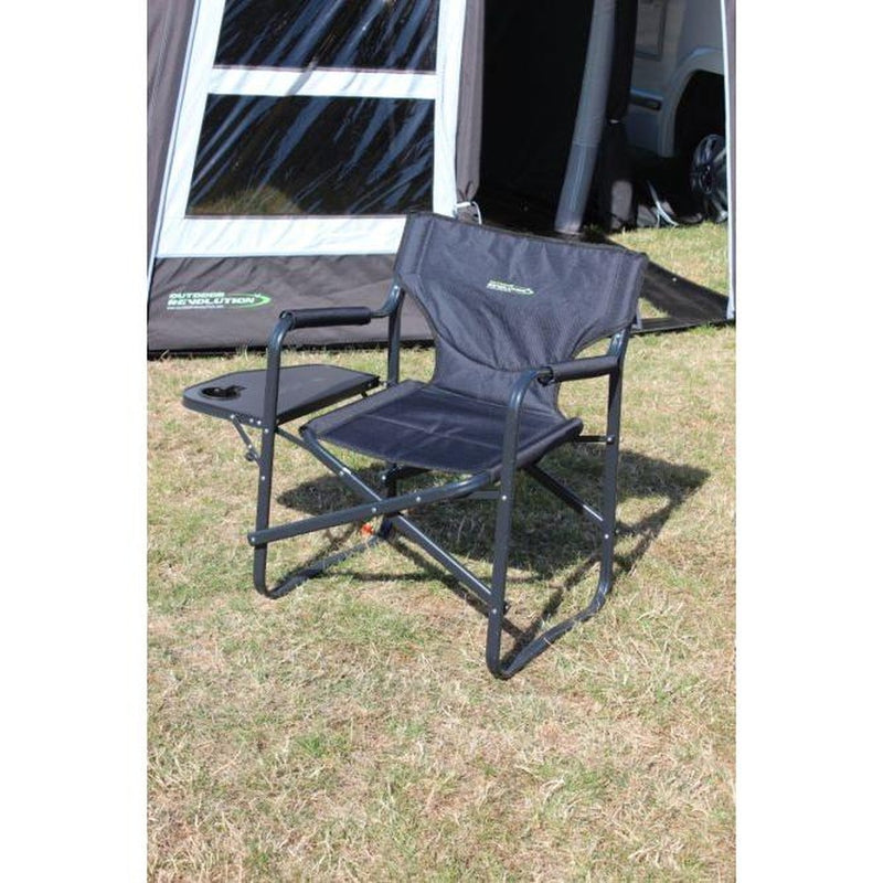 Outdoor Revolution Camping Director Chair with Side Table Outdoor Revolution - UK Camping And Leisure