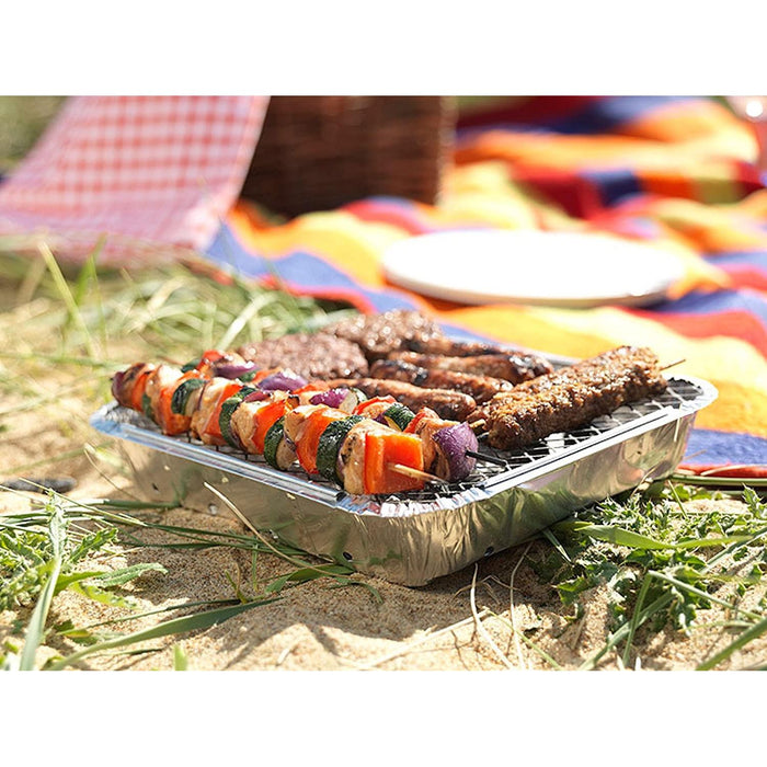 Instant Disposable Medium Bar-Be-Quick BBQ Garden Grill 29 x 24 x 4.6cm Bar-Be-Quick - UK Camping And Leisure