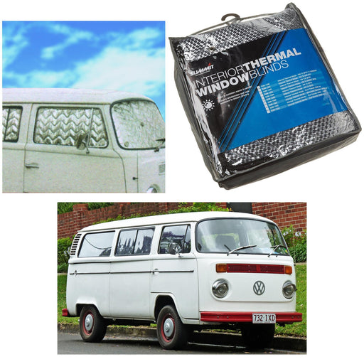 Internal Thermal Blinds fits Volkswagen VW T2 Bay 8 Piece Summit - UK Camping And Leisure