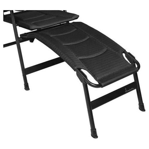 Isabella Bele Footrest Lightweight Folding Camping - Black - UK Camping And Leisure