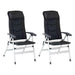 Isabella Thor Dark Grey Camping Chair 2 Pack Isabella - UK Camping And Leisure