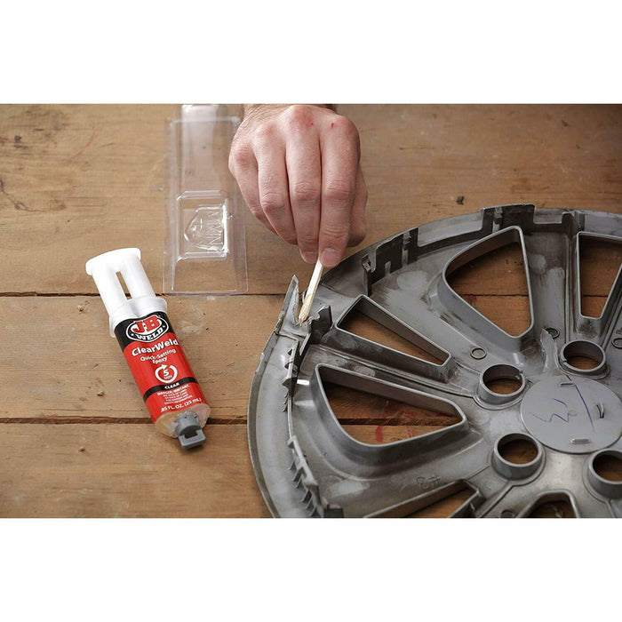 JB Weld Clear Glue Quick-Setting Epoxy Ceramic Metal Glass Plastic Wood Car JB Weld - UK Camping And Leisure