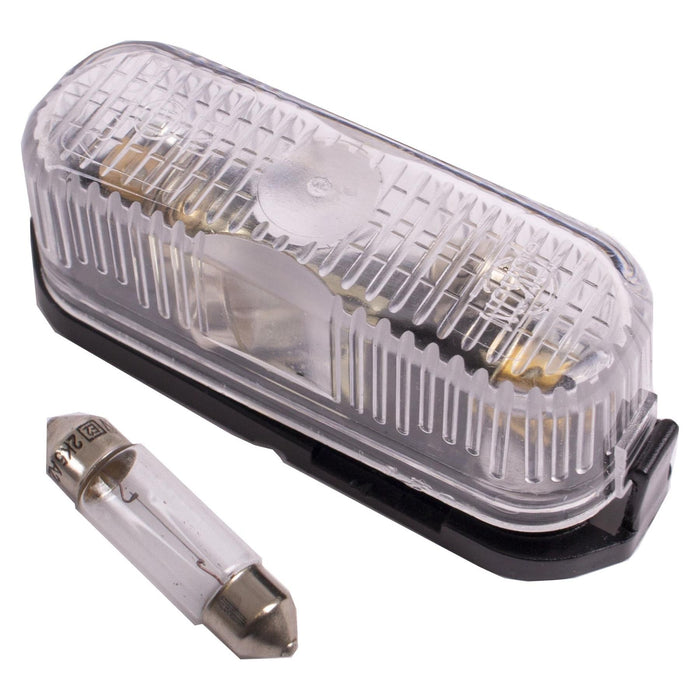 Jokon PL96 White Clear Front Marker Lamp Light with Bulb 2 Pack Jokon - UK Camping And Leisure