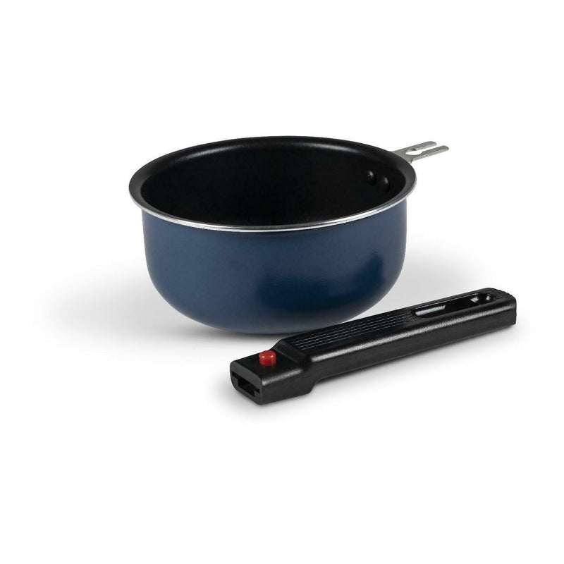 Kampa 14 x 7 cm Camping Saucepan with Removable Handle - Midnight Kampa - UK Camping And Leisure