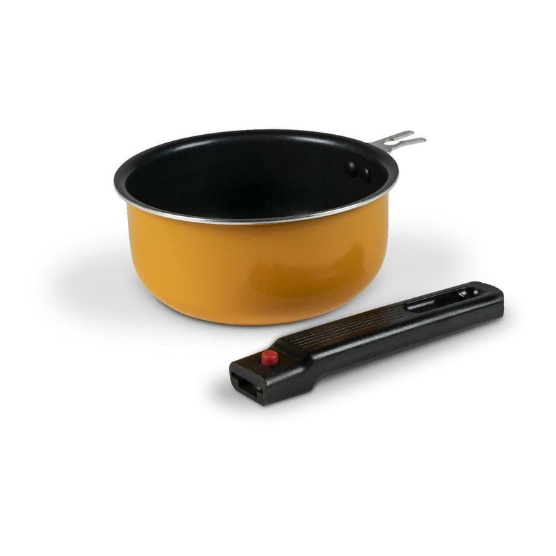 Kampa 14 x 7 cm Camping Saucepan with Removable Handle - Sunset Kampa - UK Camping And Leisure