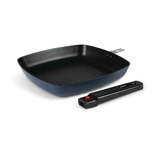 Kampa 24cm Camping Square Frying Pan with Removable Handle - Midnight UK Camping And Leisure