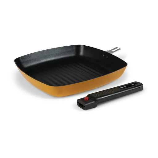 Kampa 24cm Camping Square Frying Pan with Removable Handle - Sunset UK Camping And Leisure