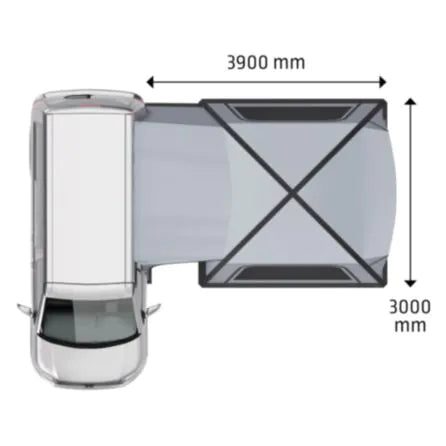 Kampa Cross Air TC Inflatable Poly-Cotton Drive Away Campervan Awning 9120002171