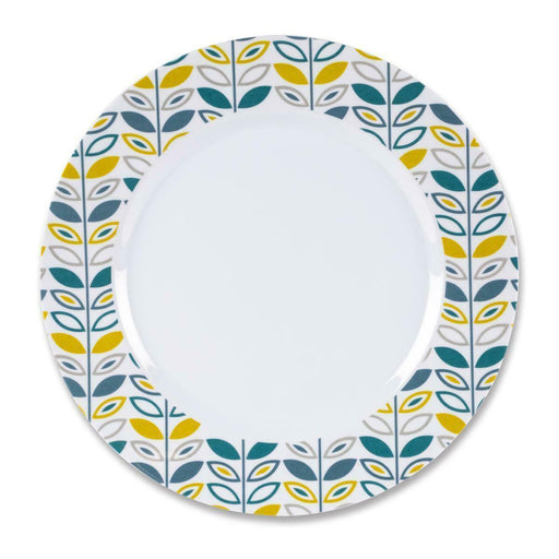 Kampa Flora Melamine 12 Piece Dinner Set Kampa - UK Camping And Leisure