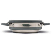 Kampa Folding Collapsible Silicone & Stainless Steel Saucepan 3 Litre Grey Kampa - UK Camping And Leisure
