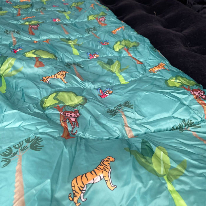 Olpro Kids Jungle patterned sleeping bag Olpro - UK Camping And Leisure